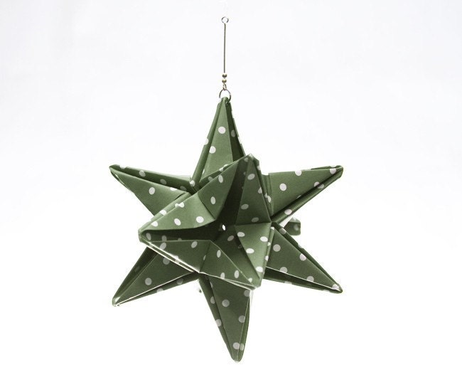 Origami Star Ornament