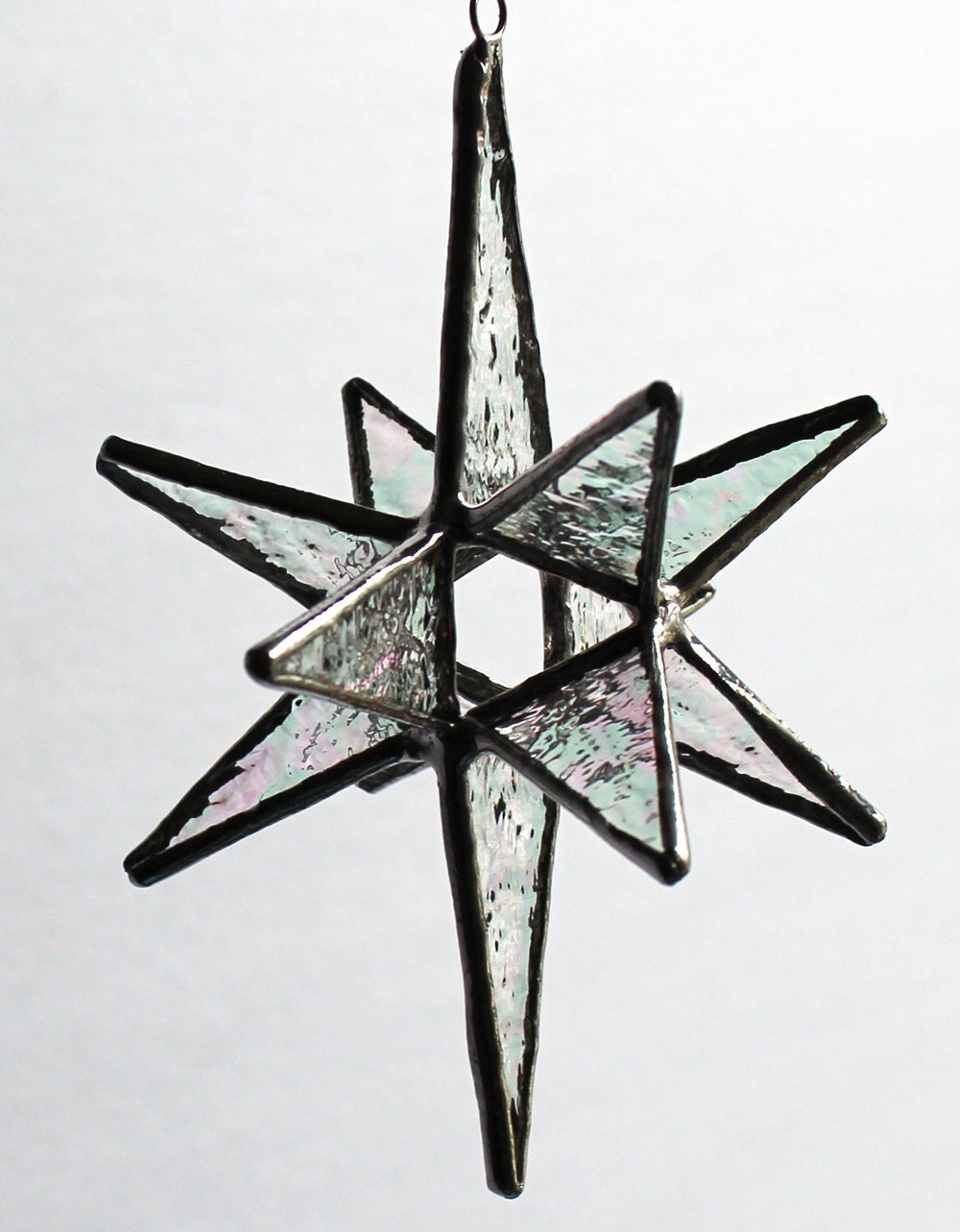 Stained Glass Bethlehem Moravian Star Ornament/Sun Catcher