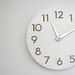 10 inch modern numbers clock