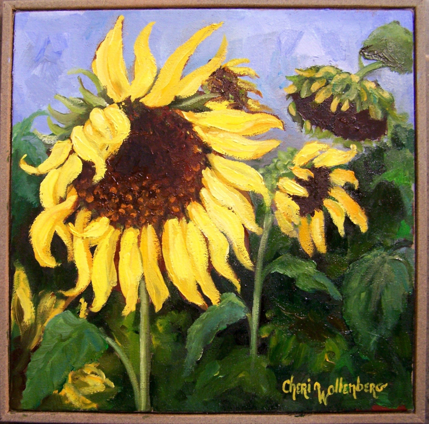 Still Life PaintingYellow Sunflower Painting Original Oil