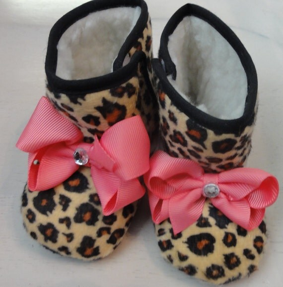 baby ugg boots leopard print