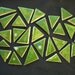 S27 - LARGE 27-pc Crystal Glazed RECTANGLES - Ceramic Mosaic Tile Set