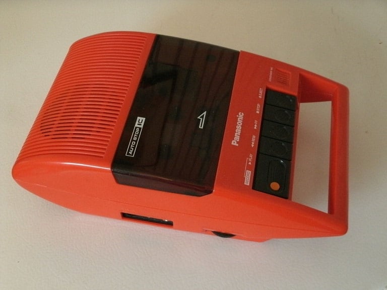 Vintage 70s Panasonic Cassette Player Recorder