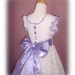 Spring - Olivia's Shimmering Lace crochet dress PDF e Pattern (girl size 1, 2, 4, 6)