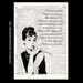 Dictionary print AUDREY HEPBURN on vintage dictionary book page art print 8x10 Breakfast at Tiffanys black white red
