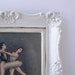 Vintage SHABBY BALLERINA Framed Art Portrait
