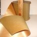Vintage CIJ Velvet & Satin Christmas Ribbon 6 inch wide Velvette Golden Olive Green Florist Bow Outdoor / Indoor