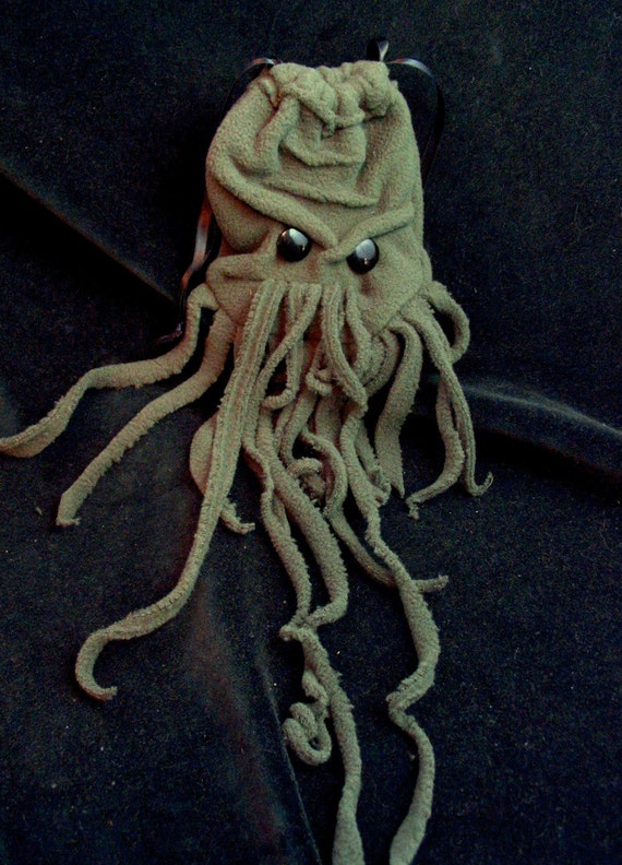 KRAKEN dice bag wristlet DOUBLE Tentacles electronic