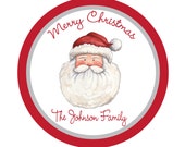 Christmas stickers,Holiday Personalized Stickers,Children,Gift stickers, Party, Favor stickers, Sticker labels Set of 24 Il_170x135