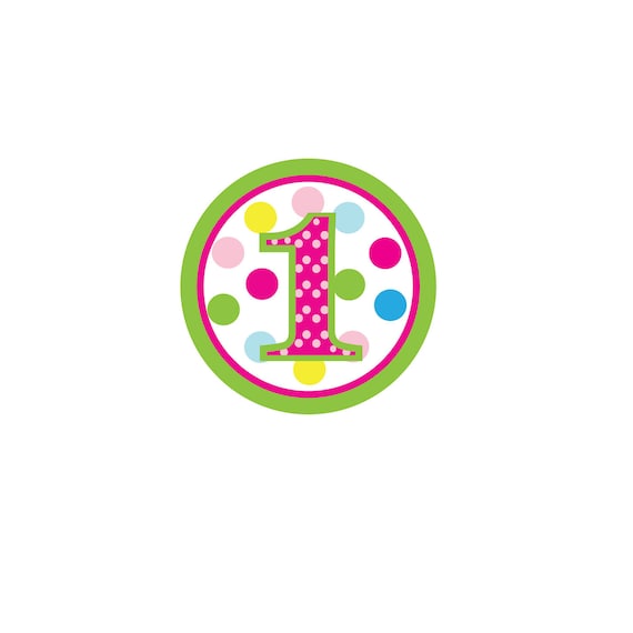 Birthday, Pink, Personalized Stickers, Polka dots, Birthday, Children, Kids, Party, Favor stickers,Personalized Stickers Set of 64 Il_570xn
