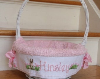 Girls Custom 10-12 inch medium Easter Baskets -Taking orders for 2018