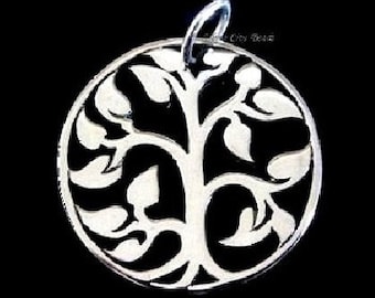 Sterling Silver Tree of Life, SALE-MEDIUM Tree of LIfe Charm- 20x20mm