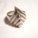 Vintage Mid Century Modern Mexican Sterling Silver Ring Sz 12