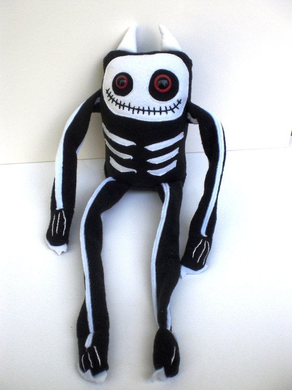 Cute Skeleton Monster BONEZ plush toy doll