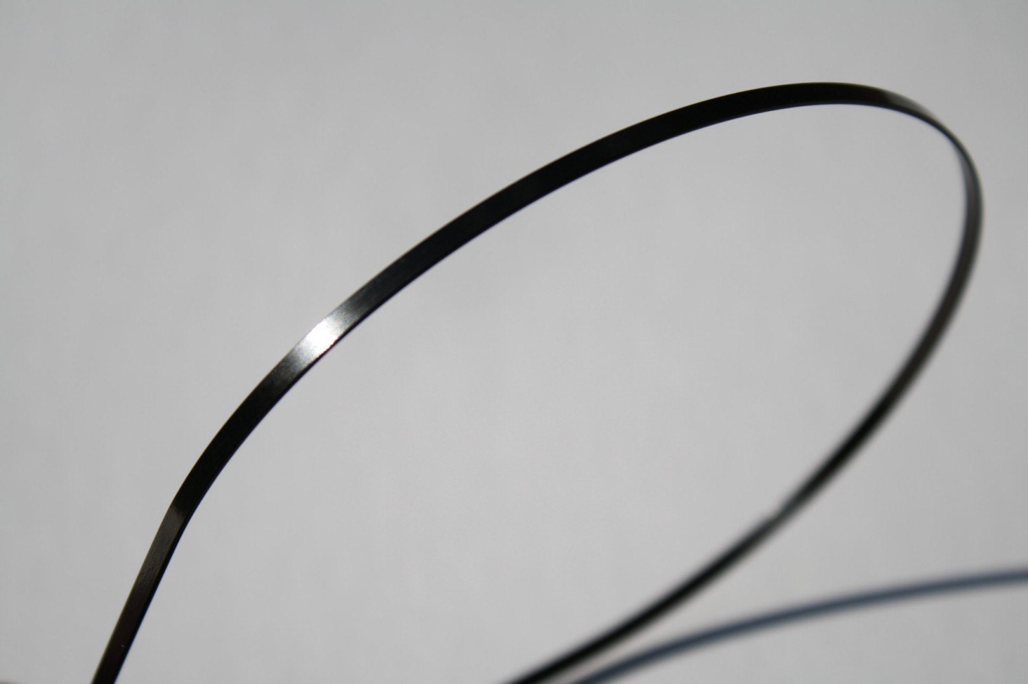 Thin Black Metal Headband