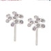 LAST 24h SALE 60% OFF Lace Earrings Sterling Silver Posts Small studs modern jewelry