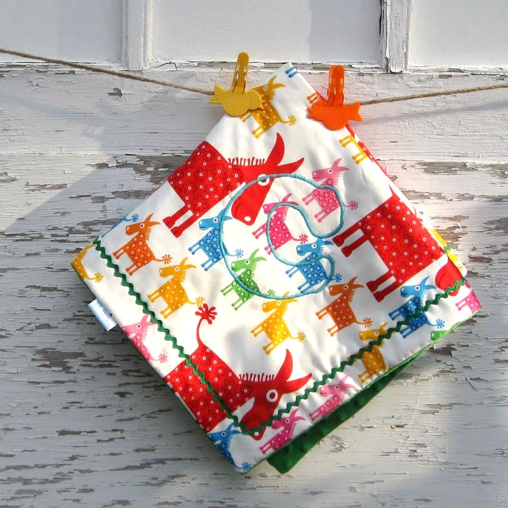 Personalized Baby Blanket Baby Burrito Multi color