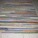 Handwoven Medium Old Fashioned Multi Rag Rug 25 x 60
