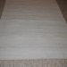 Handwoven Off White (socks) Rag Rug 25 x 70