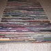 Handwoven Dark Multi Rag Rug 25 x 60