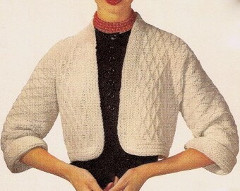 Madison Shrug Sweater Crochet Pattern 723014