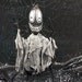 Halloween Gourd Creepy Swamp Creature Figure by The Haunted Swamp