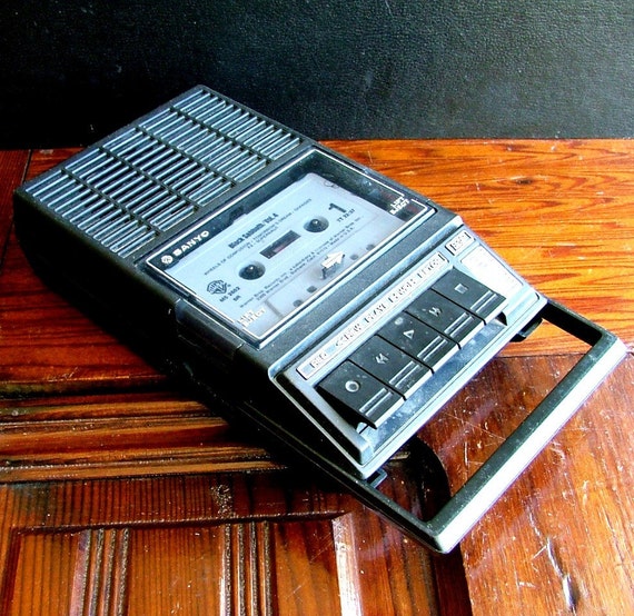 Vintage Sanyo Cassette Recorder And Player 7378