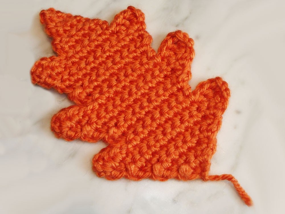 Oak Leaf Crochet Pattern by LilanasArtBoutique on Etsy