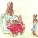 Peter Rabbit and His Family, Fine Art Print
