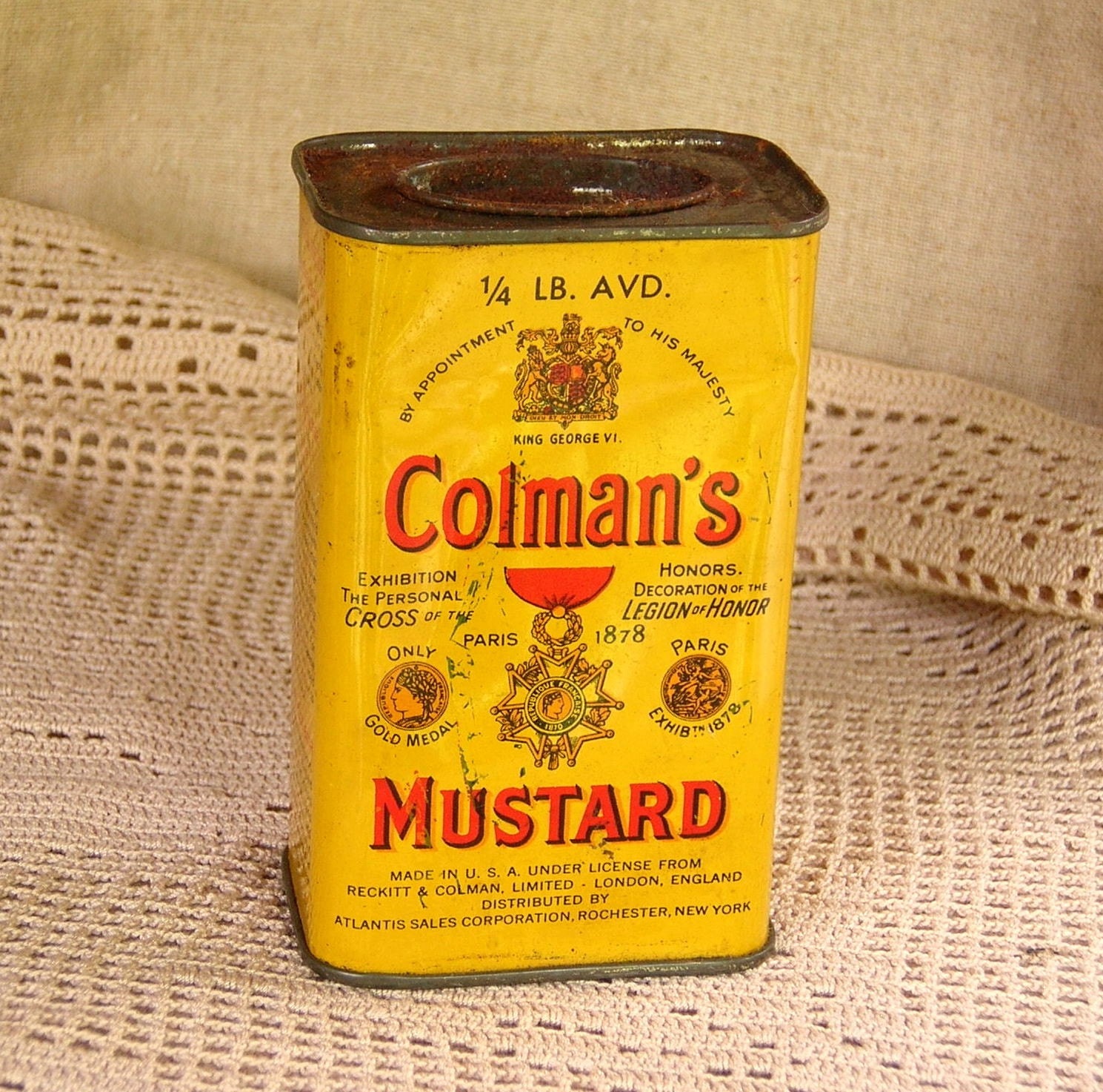 Vintage Colman's Mustard Tin