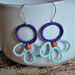 Swarovski Pearl Crochet Earrings in Lavender, Aqua and Coral. Lightweight Jewelry. Boho Modern