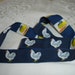 Blue Ribbon with White Hens, 2 yards, 1,85 m