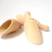 Five Wooden Scoops - Toddler Manipulatives, Bath Salt Scoop