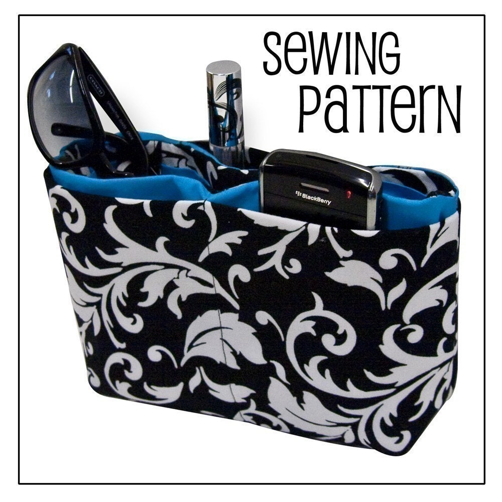 Purse Organizer PDF Sewing Pattern by The Crochet Diva