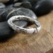 Reserved for Katie Silver Birch Bark Wedding Rings. Birch Bark Ring