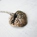 Silver Leaf Necklace. Bronze Leaf Pendant. Simple Leaf Necklace. Petite Leaf Pendant