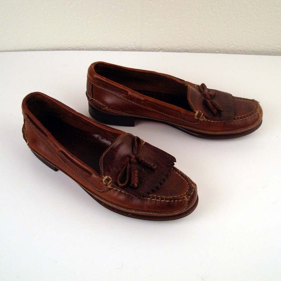 Vintage 1980s Cole Haan Country Oiled Brown by purevintageclothing