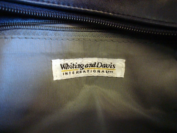 Vintage 1980s Whiting and Davis Navy Blue by purevintageclothing