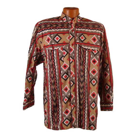 southwestern style mens shirts