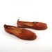 Brown Woven Sandals Vintage 1980s Huaraches Women's size 8