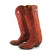 Distressed Cowboy Boots Vintage 1970s Men's Tony Lama Brown Cowboy Leather Boots Men's size 8 D