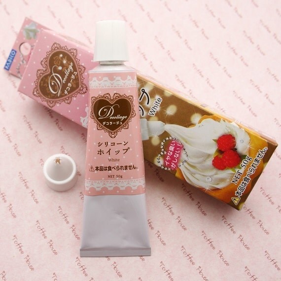 Silicone Whipped Cream Japanese Decollage Brand
