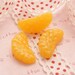 Orange Slice Cabochon - 6pcs