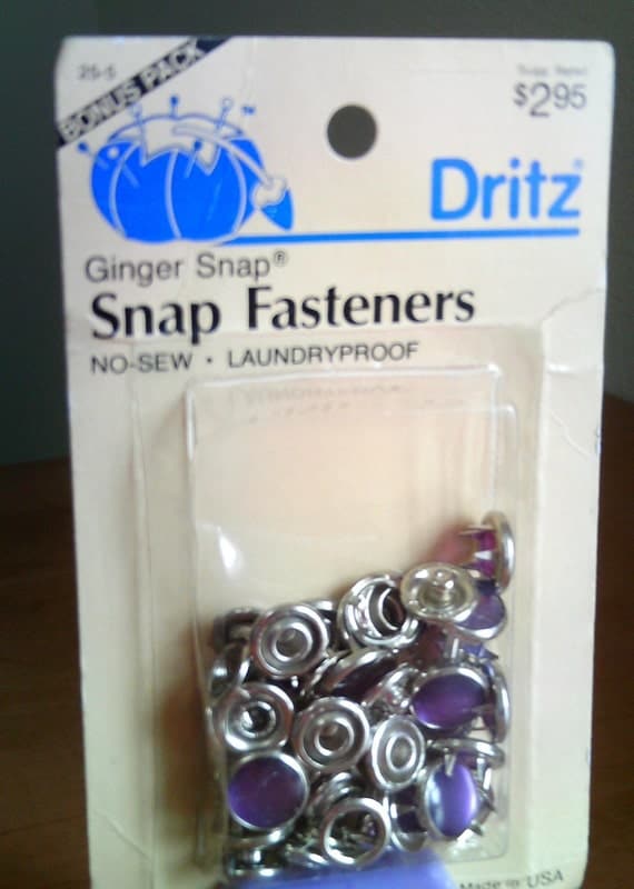 Dritz Ginger Snaps No Sew Snap Fasteners