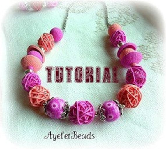 Items similar to Multi beads Necklace and bracelet tutorial on Etsy