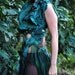 Felt Melted Queen Of the Pixies Woodland Tree Of Life Vest with Holes And High Collar OOAK