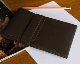 Leather Kindle / eReader Case - Chocolate Brown - FREE SHIPPING
