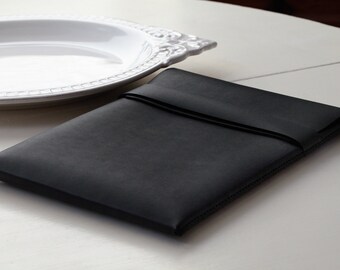 MacBook Air Case - Leather - 13 inch - Black - FREE SHIPPING