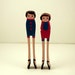 Wooden Dolls Best Friends