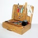 Miniature Artist Paint Box (1 inch dollhouse scale)